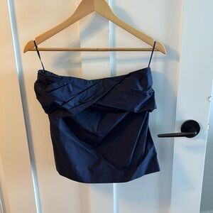 Jcrew cotton strapless top